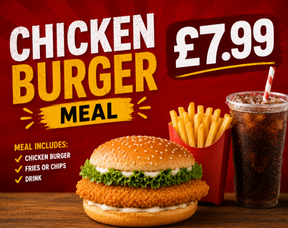 Burger meal deal